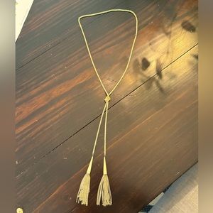 Kendra Scott- Gold Adjustable Tassel Necklace